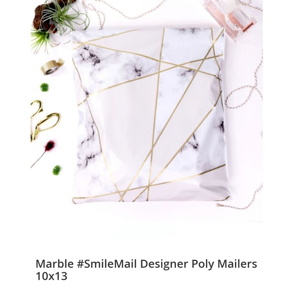 10"×13" Marble Self Adhesive Poly Mailers